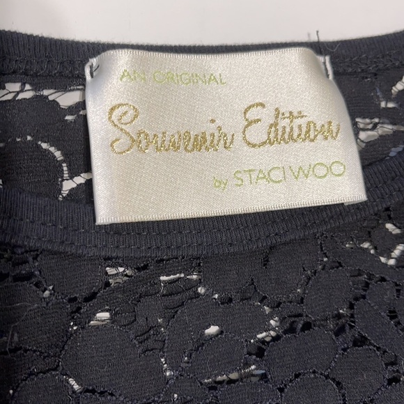 Staci Woo Souvenir Edition Black Solid Dress - Picture 7 of 9